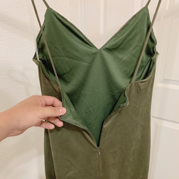 Suede Olive, BodyCon Dress - Picture 8 of 8